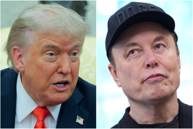 Tỷ phú Elon Musk và Tổng thống Mỹ Donald Trump. Ảnh: Getty