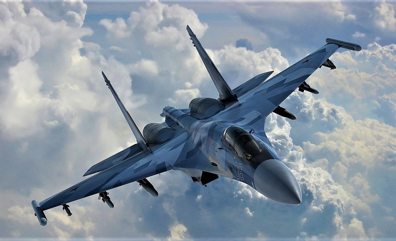 Tiêm kích Su-35 của Nga. Ảnh minh họa