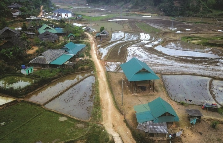 Xã Tri Lễ, huyện Quế Phong, Nghệ An. Ảnh: VOV.