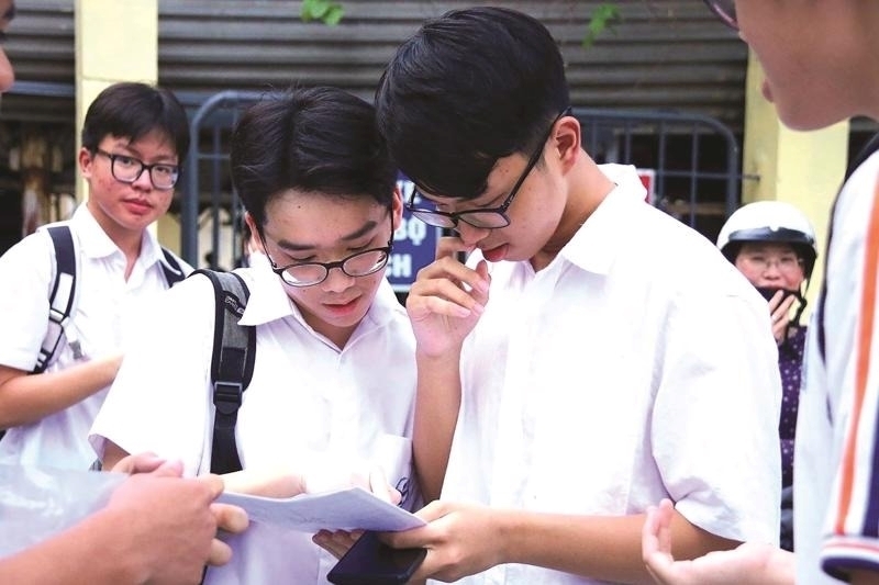 Trường THPT chuyên Khoa học Tự nhiên là trường chuyên đầu tiên tại Hà Nội công bố điểm chuẩn thi vào lớp 10 năm 2025. Ảnh: VnEconomy