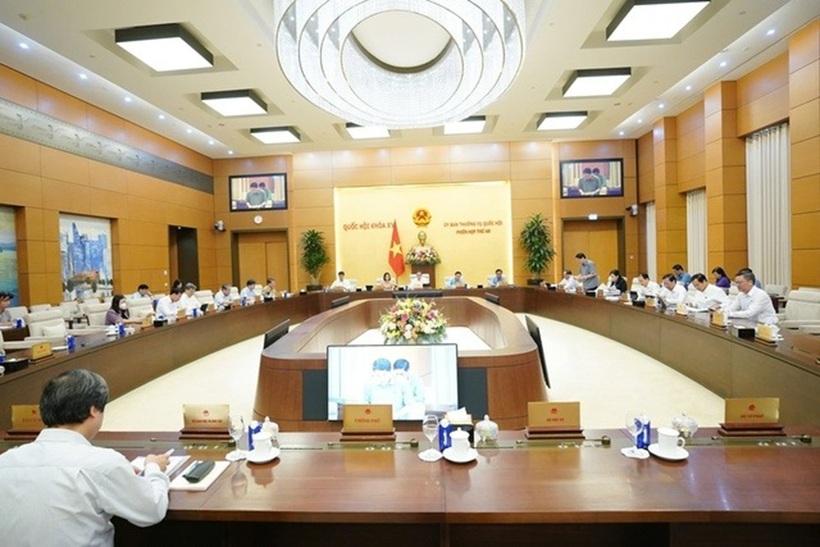 Quang cảnh phiên họp sáng 9/6 (Ảnh: Media Quốc hội).