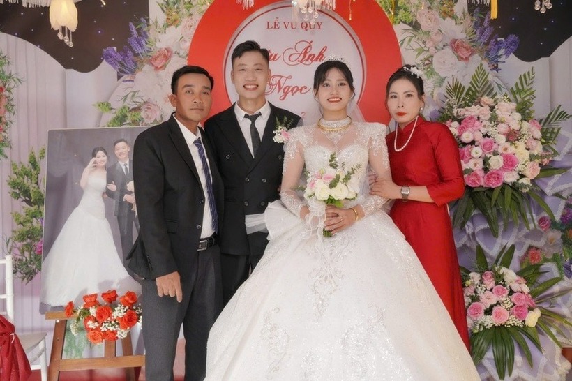 Tháng 11/2024, Ngọc Huy và Diệu Ánh tổ chức đám cưới. Ảnh: Tạp chí Tri thức.