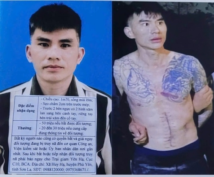 Phạm nhân Lý Văn Vũ. Ảnh: VnEXpress