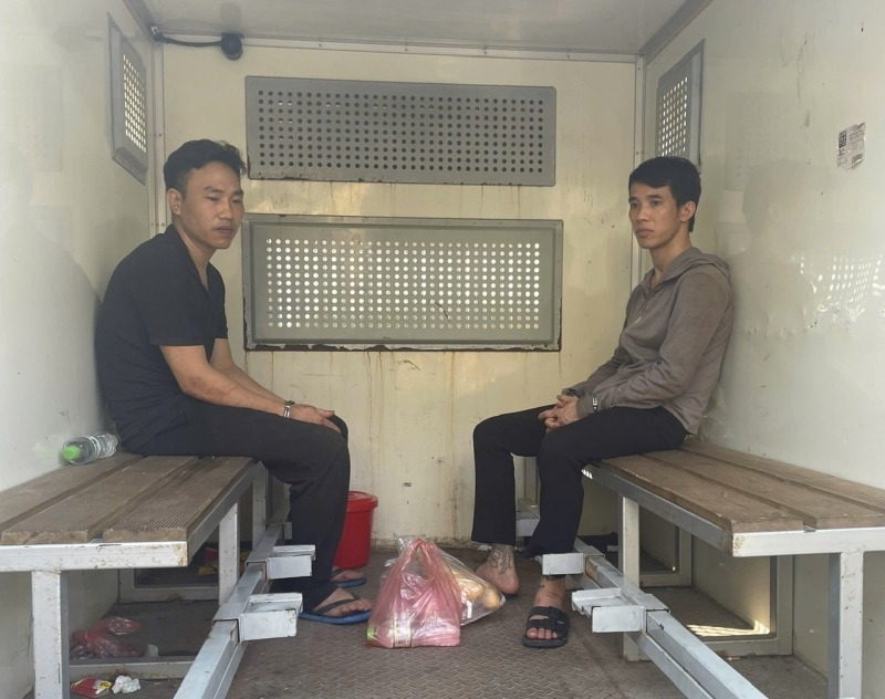 2 phạm nhân trốn trại bị bắt giữ. Ảnh: Công an Nhân dân