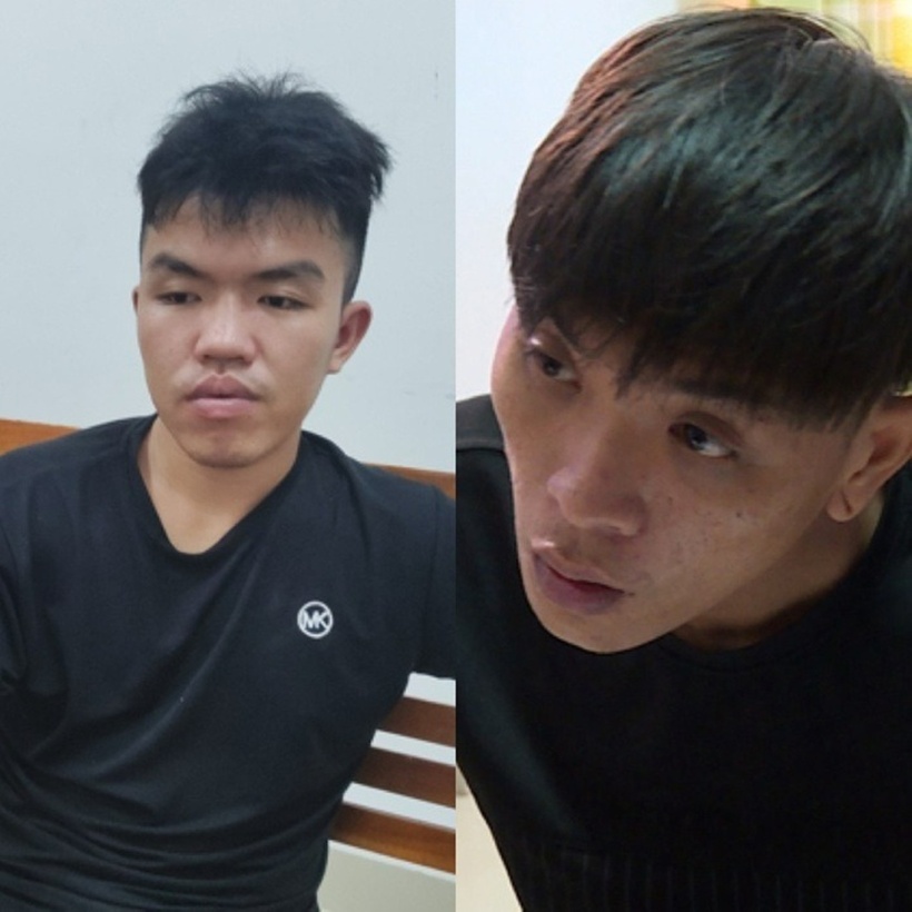 Võ Thành Long cùng Vũ Thành Huy bị bắt trong vụ giết cô gái 21 tuổi. (ẢNh: Người lao động)