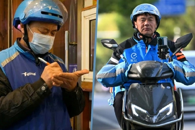Ông Wang được mệnh danh là “nhà thơ giao đồ ăn” nhờ sự cống hiến cho văn học. Ảnh: SCMP.