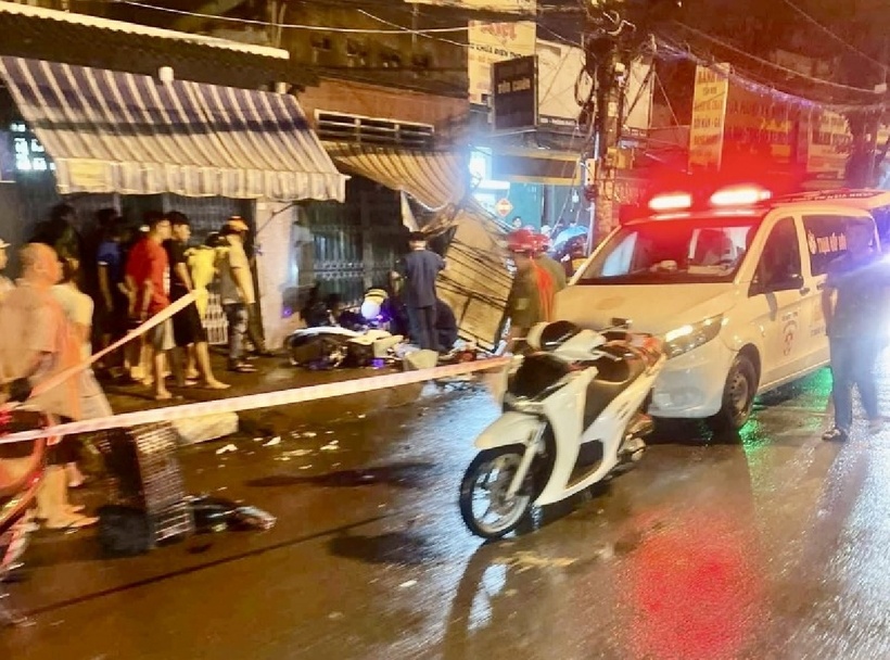 Hiện trường xảy ra vụ tai nạn. Ảnh: Báo Công an Nhân dân.
