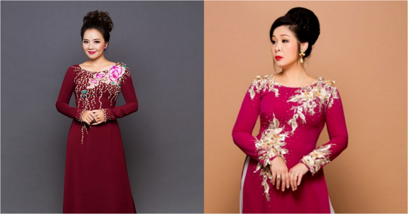 Tóc búi cao là tôn được vẻ đẹp, sự sang trọng của chủ nhân bộ áo dài