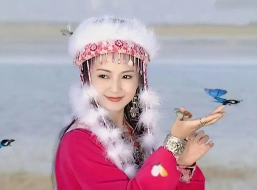 Diễn viên Lưu Đan vào vai Hàm Hương trong phim Hoàn Châu Cách Cách. Ảnh: Sohu