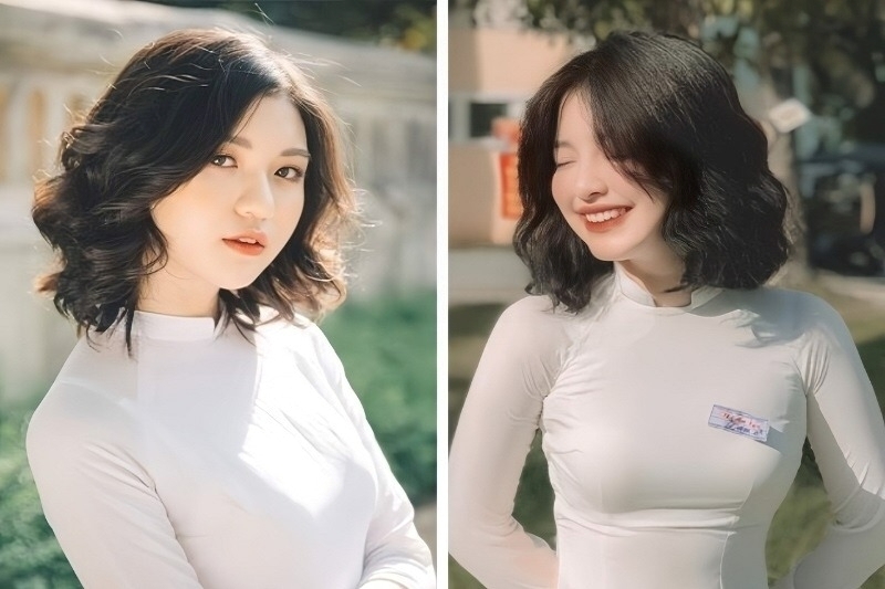 Kiểu tóc ngắn xoăn rất được phái đẹp ưa chuộng