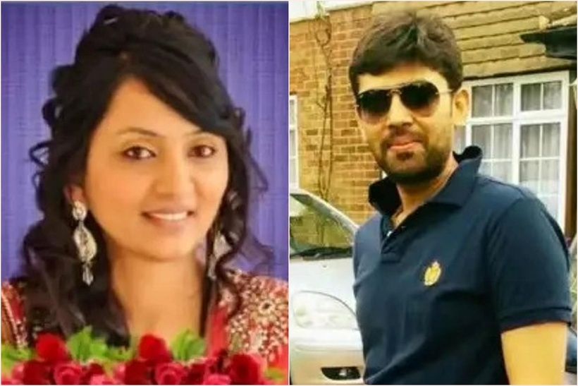 Vợ chồng anh Arjun Patolia và chị Bharatiben. Ảnh: Daily Mail