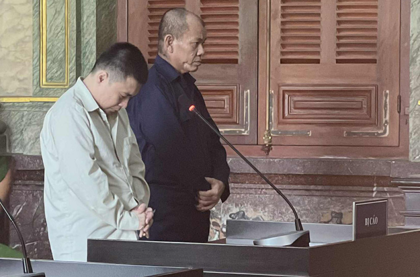 Các bị cáo tại tòa. Ảnh: Vietnamnet