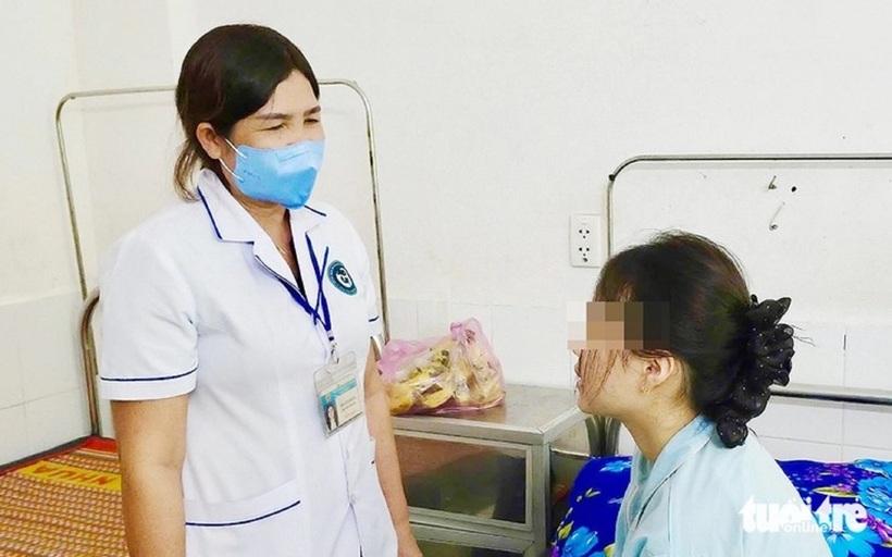 Một bệnh nhân được điều trị tại Bệnh viện Đa khoa tỉnh Phú Yên (đã xuất viện). Ảnh: Tuổi trẻ Online