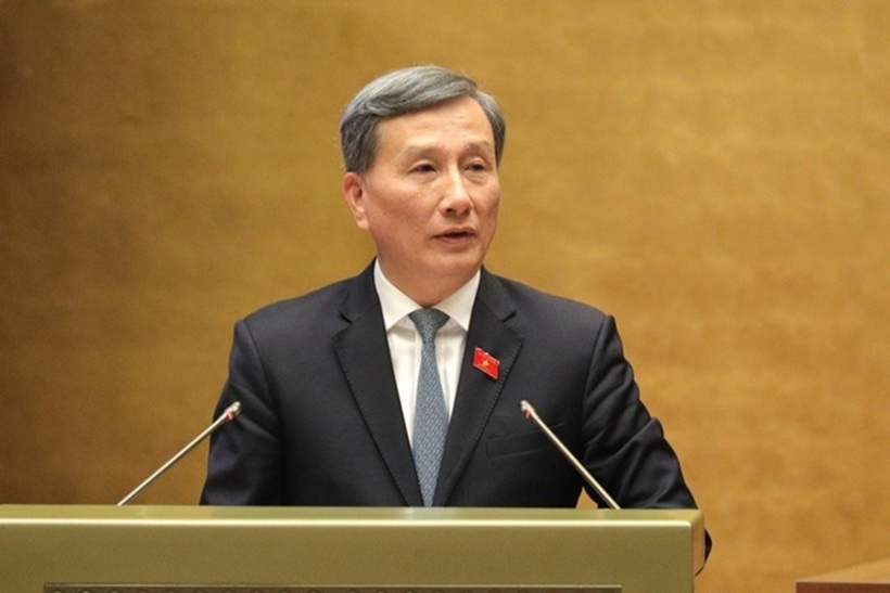 Chủ nhiệm Ủy ban Khoa học, Công nghệ và Môi trường Lê Quang Huy (Ảnh: Media Quốc hội).