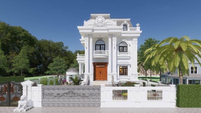 Sức hút của biệt thự tân cổ điển đến từ nhiều yếu tố. Ảnh minh họa