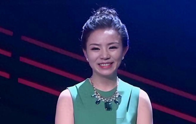 Nữ MC Kim Quân. Ảnh: Sina