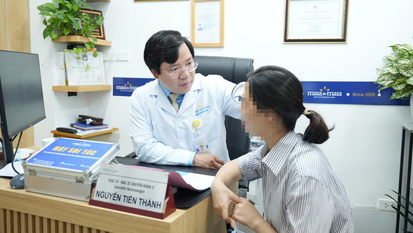 ThS.BSCKII Nguyễn Tiến Thành, thành viên Hội Da liễu Việt Nam. Ảnh: BSCC