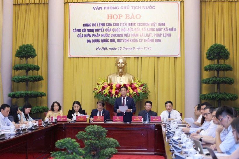Toàn cảnh họp báo (Ảnh: N.Quỳnh).