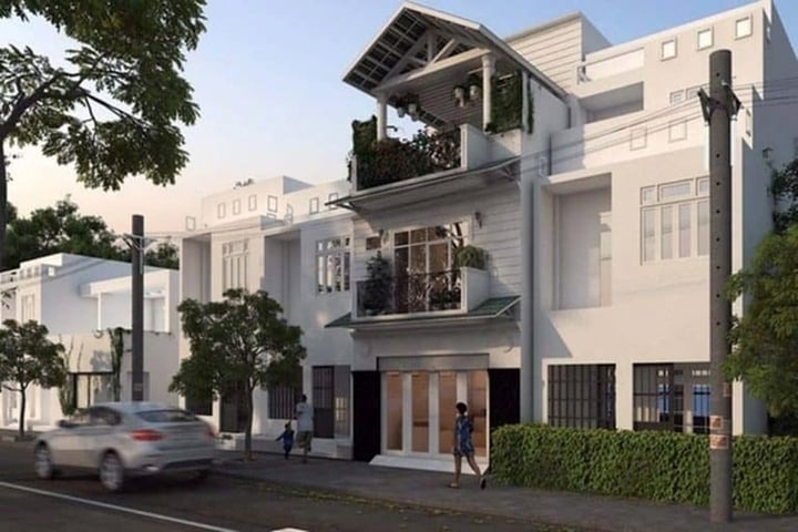 Nhà ống 3 tầng 50m2. Ảnh: Noithatduongdai