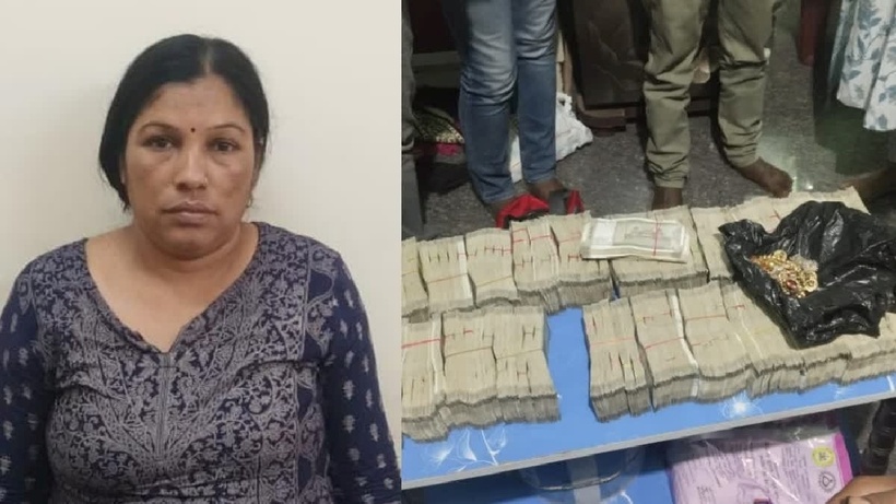 Nữ giúp việc "cuỗm" gần 5 tỷ đồng và trang sức của chủ nhà sau 3 tháng làm việc. Ảnh: ETV Bharat.