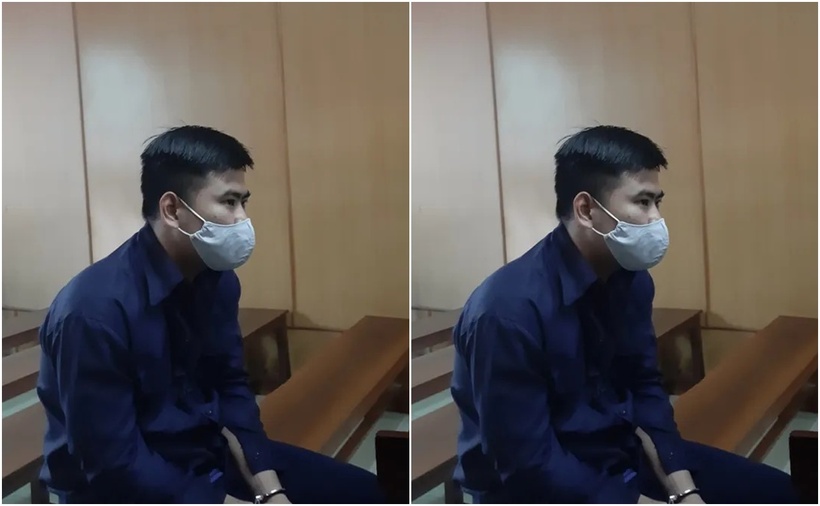 Bị cáo Kim Thanh Bình tại tòa. (Ảnh: PLO)