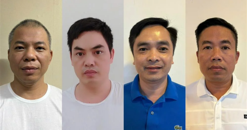 Các đối tượng: Lê Văn Quân, Cao Quang Trung, Đỗ Quang Sơn, Bùi Đình Hiền.