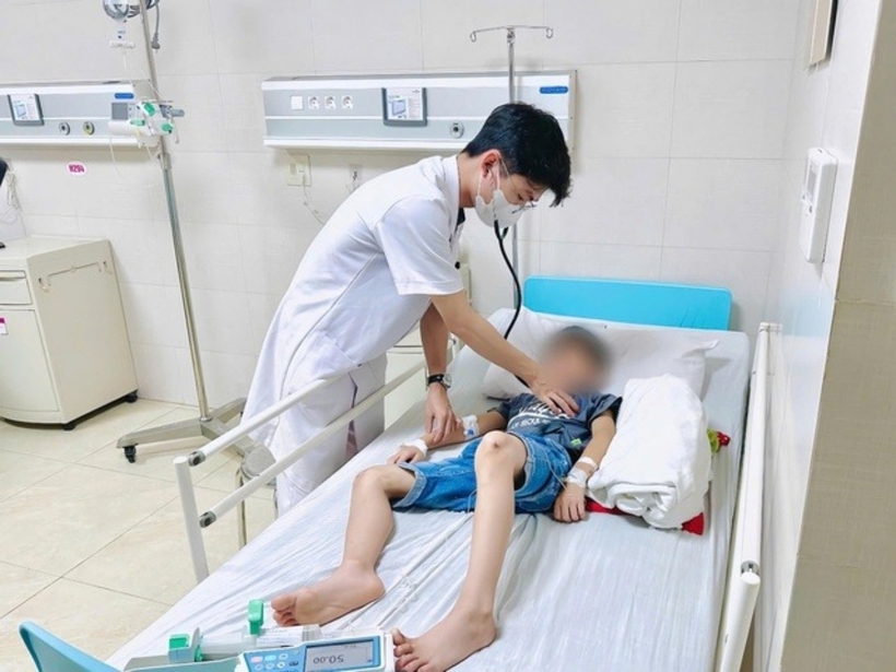 Sức khỏe bệnh nhi đã ổn định và được xuất viện. Ảnh: Sức Khỏe & Đời Sống