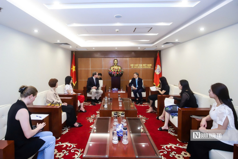 Quang cảnh buổi tiếp.