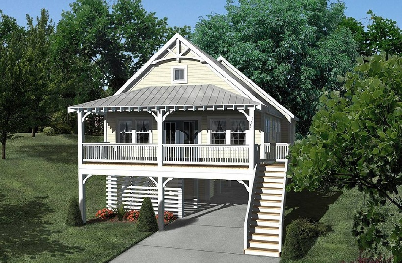 Nhà sàn đơn giản ngày nay được biến tấu linh hoạt để phù hợp với cuộc sống