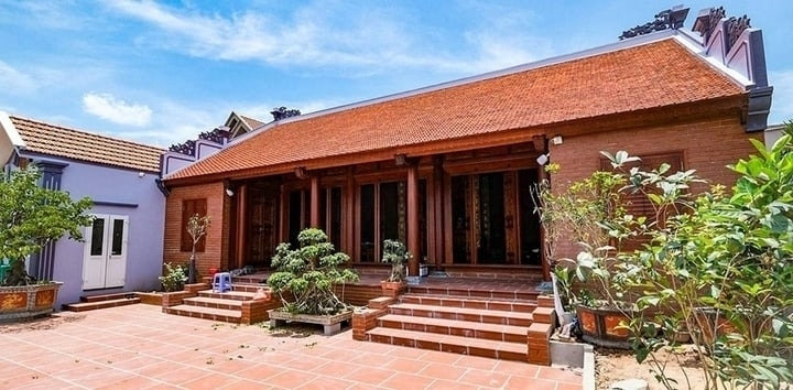 Nhà 3 gian 2 chái. Ảnh: Vinavic