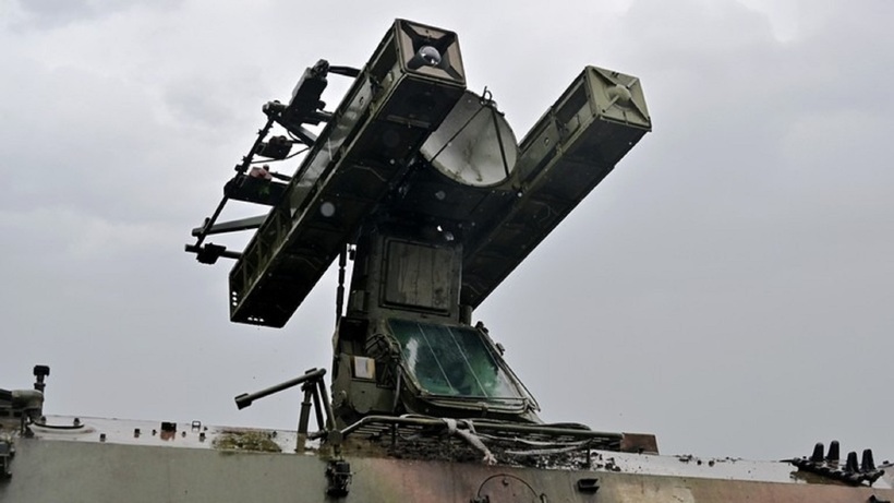 Hệ thống phòng không 9K35 Strela-10 (Arrow) của Nga.  Ảnh: Sputnik