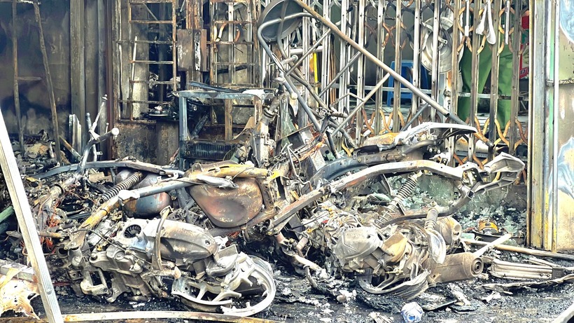 Hiện trường vụ việc. Ảnh: PLO.