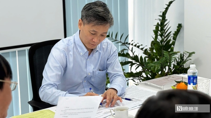 Chủ tịch Hội Luật gia Việt Nam Nguyễn Khánh Ngọc làm việc cùng đại diện lãnh đạo Hội Luật gia 3 tỉnh, thành (Tp.HCM, Bình Dương, Bà Rịa - Vũng Tàu) vào ngày 19/6.
