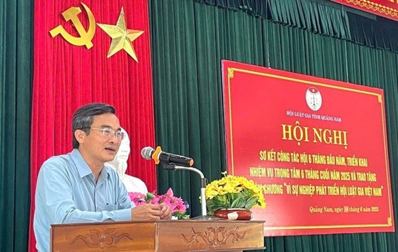 Ông Nguyễn Phi Hùng Phó Chủ tịch UBMTTQVN tỉnh Quảng Nam tại hội nghị.