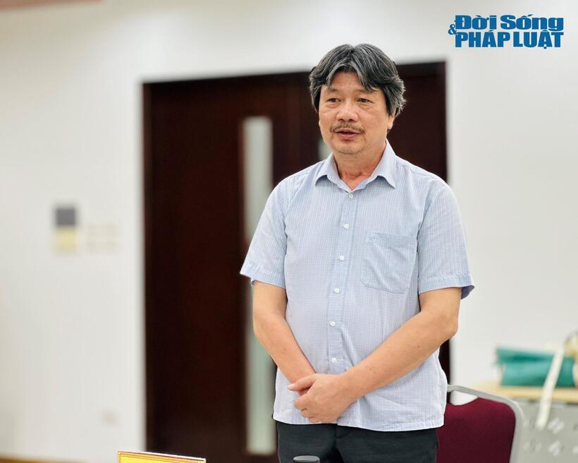 Đồng chí Lương Mai Sao - Ủy viên Ban Thường vụ, Trưởng Ban Tổ chức - Cán bộ, Hội Luật gia Việt Nam phát biểu chỉ đạo Đại hội