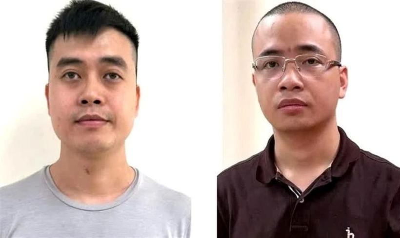 Hoàng Quang Thịnh (trái) và La Khắc Minh. Ảnh: Tuổi Trẻ Online