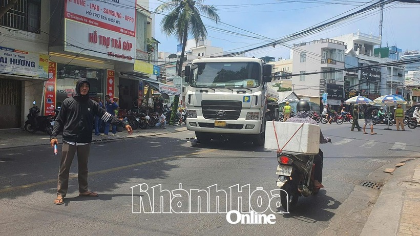 Hiện trường xảy ra vụ tai nạn. Ảnh: Báo Khánh Hòa.