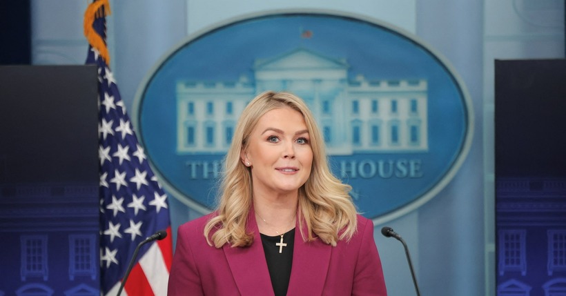 Người phát ngôn Nhà Trắng Karoline Leavitt. Ảnh: Reuters