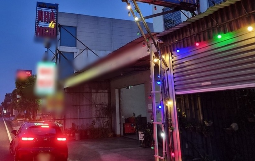 Nhà nghỉ nơi 2 cặp đôi "mua bán dâm" bị bắt quả tang. Ảnh: Người lao động.