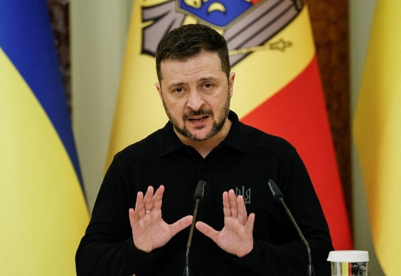 Tổng thống Ukraine Volodymyr Zelensky. Ảnh: Reuters