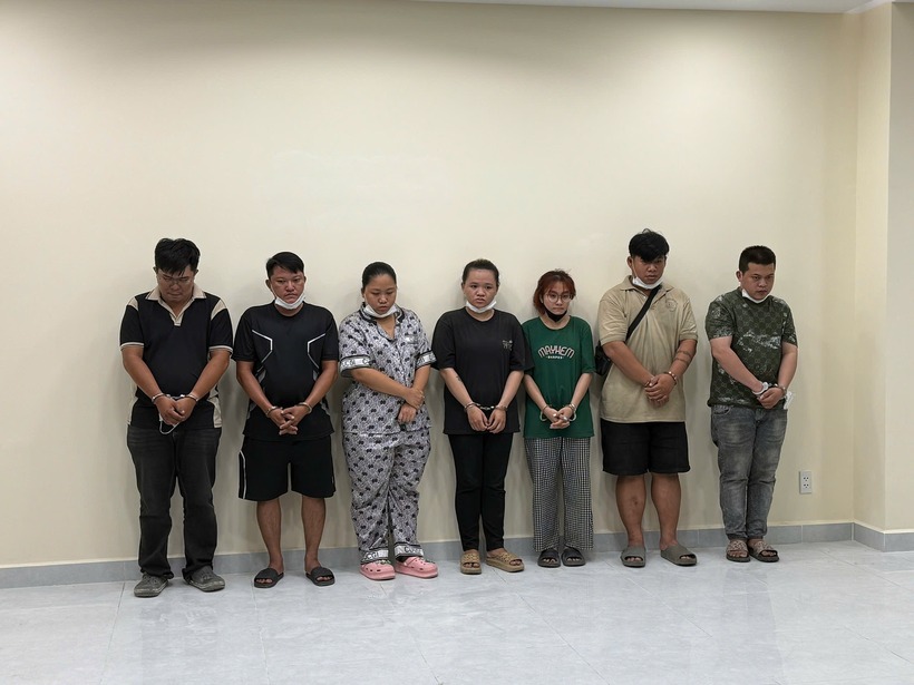 Các đối tượng bị bắt giữ