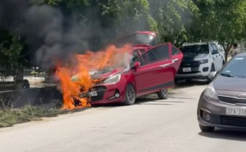 Hiện trường vụ cháy. Ảnh: Tiền Phong.