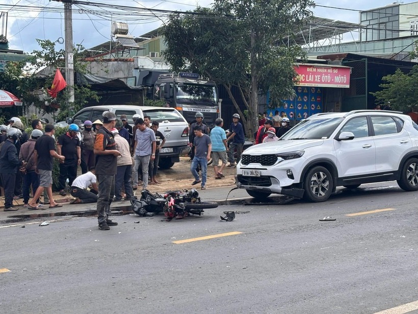 Hiện trường vụ tai nạn. Ảnh: Báo Gia Lai.