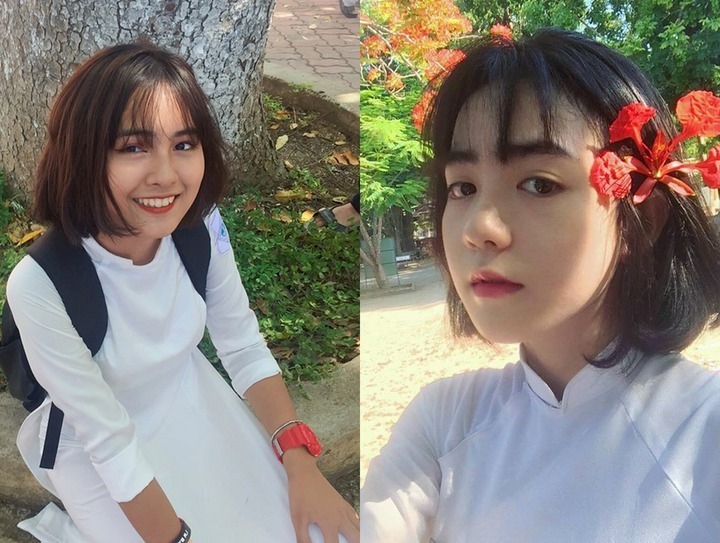 Tóc ngắn mái thưa