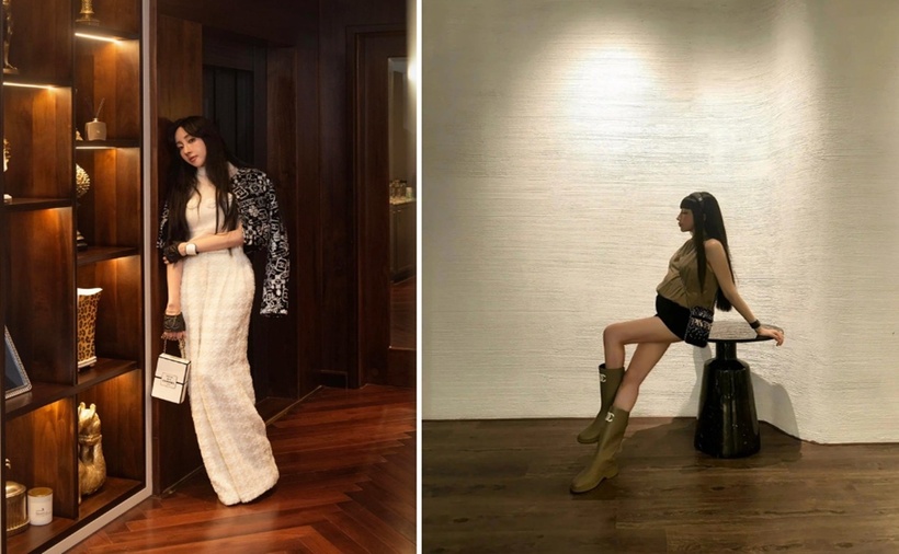 Ngoài túi hiệu Hermes, người đẹp Hà thành còn đầu tư sắm nhiều mẫu đồ hiệu, trang sức đắt đỏ của các nhà mốt xa xỉ khác. Nhờ nhan sắc xinh đẹp, quyến rũ, cô còn kinh doanh mỹ phẩm và thực phẩm chức năng qua trang mạng xã hội, mang về nguồn thu nhập "khủng".