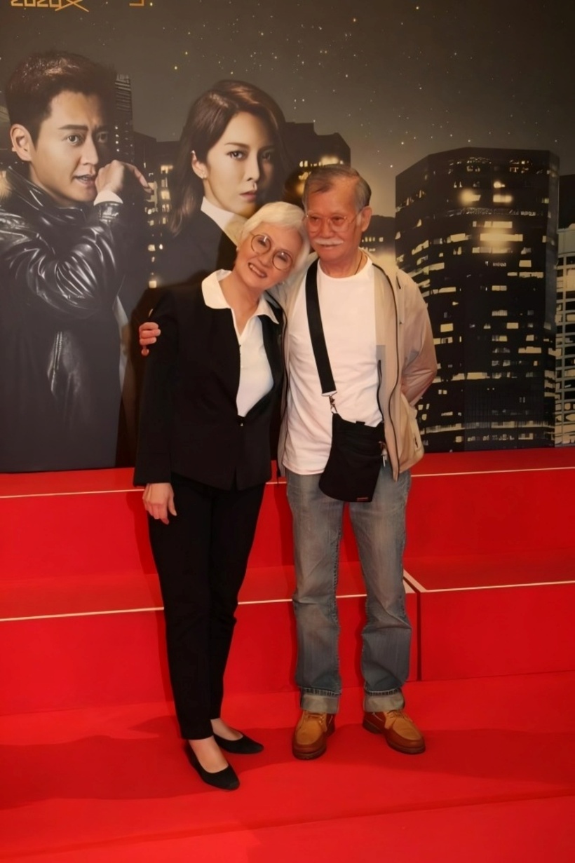 Vợ chồng nam diễn viên Đường Giai tại một sự kiện hồi năm 2023. Ảnh: Weibo