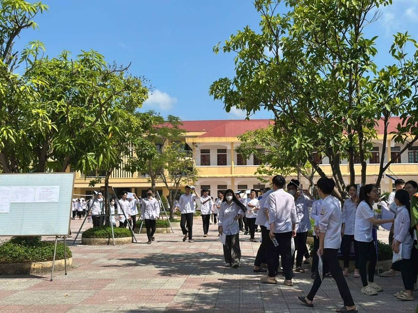 Thí sinh tham gia kỳ thi tốt nghiệp THPT 2025.