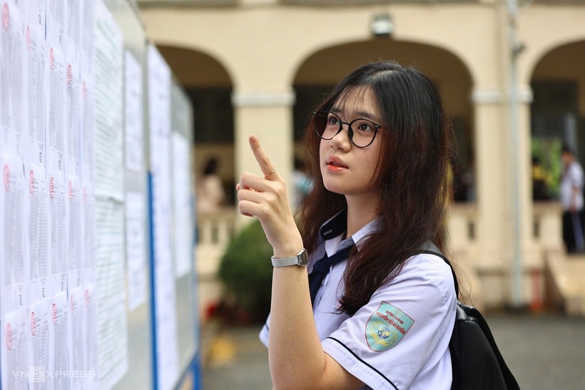 Về mặt tổng thể, các giáo viên đều nhận định đề thi Toán năm nay bám sát đề tham khảo. Ảnh minh họa: VnExpress