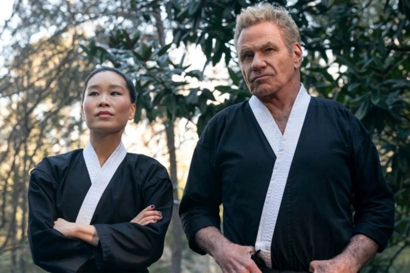 Martin và Alicia từng đóng chung trong phim Cobra Kai. Ảnh: Netflix