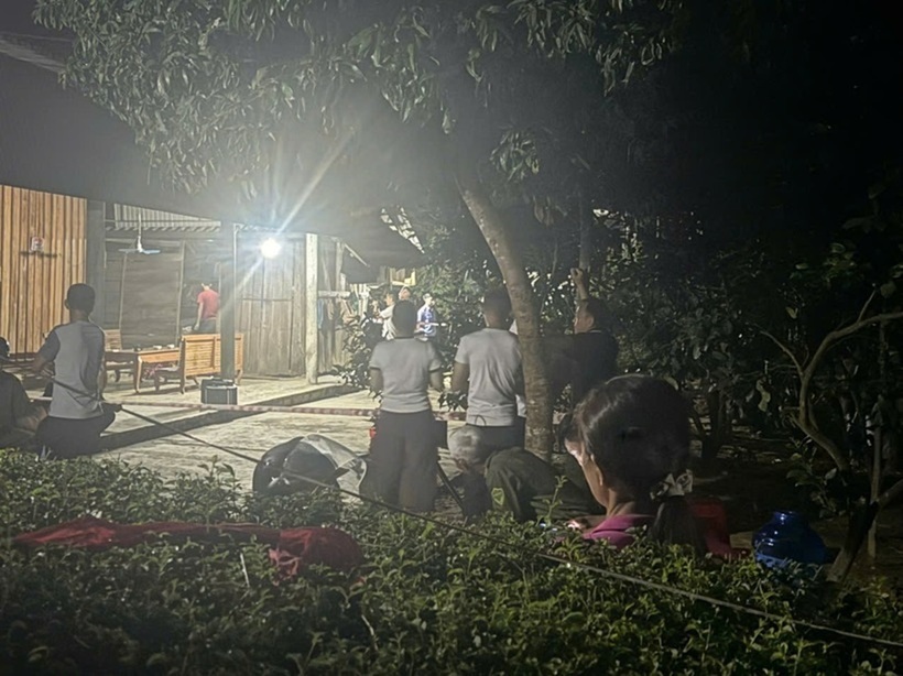 Hiện trường vụ án mạng. Ảnh: Vietnamnet